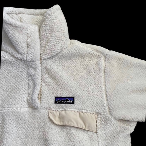 Patagonia women’s pullover small white fleece - Picture 3 of 3